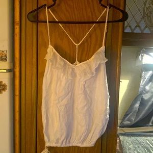 White crop top size large